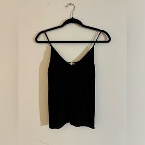ARITZIA WILFRED - black silk camisole